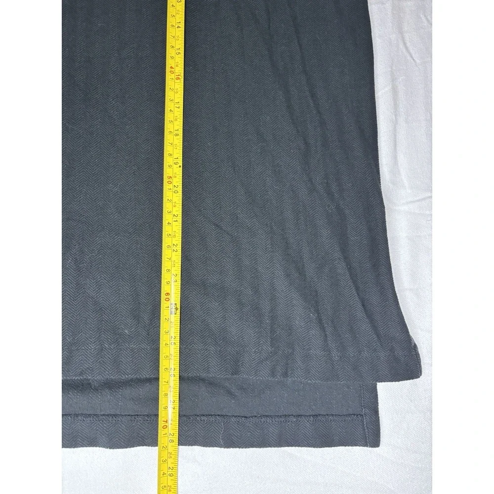Polo by Ralph Lauren‎ Large Black Textured Linen Blend Short Sleeve Polo Shirt